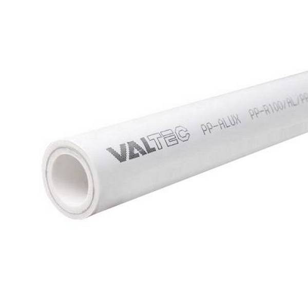 Труба полипропиленовая армированная алюминием VALTEC ALUX -25x4,2 (PN25, Tmax 70°C, штанга 4м)